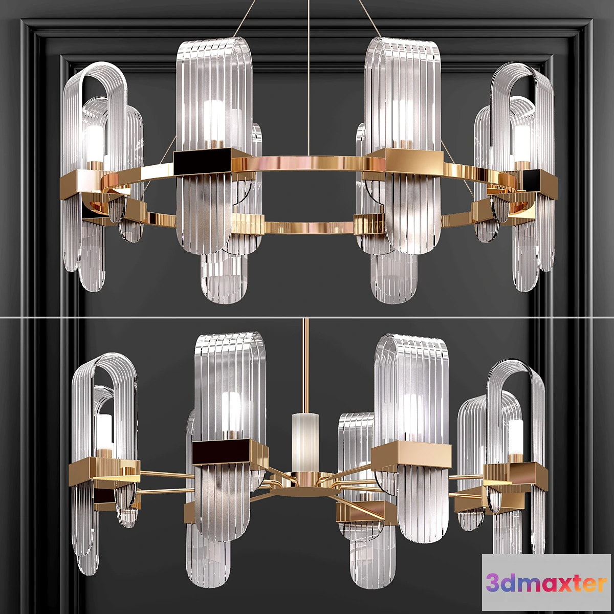 840344 - Modern metal Chandelier05 - No.3