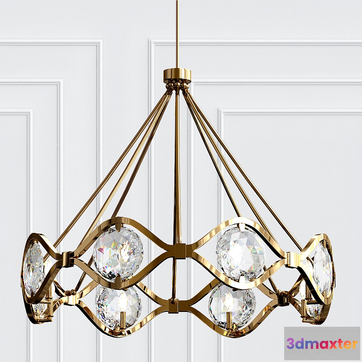 840416 - Quincy Chandelier By Crystorama - No.3