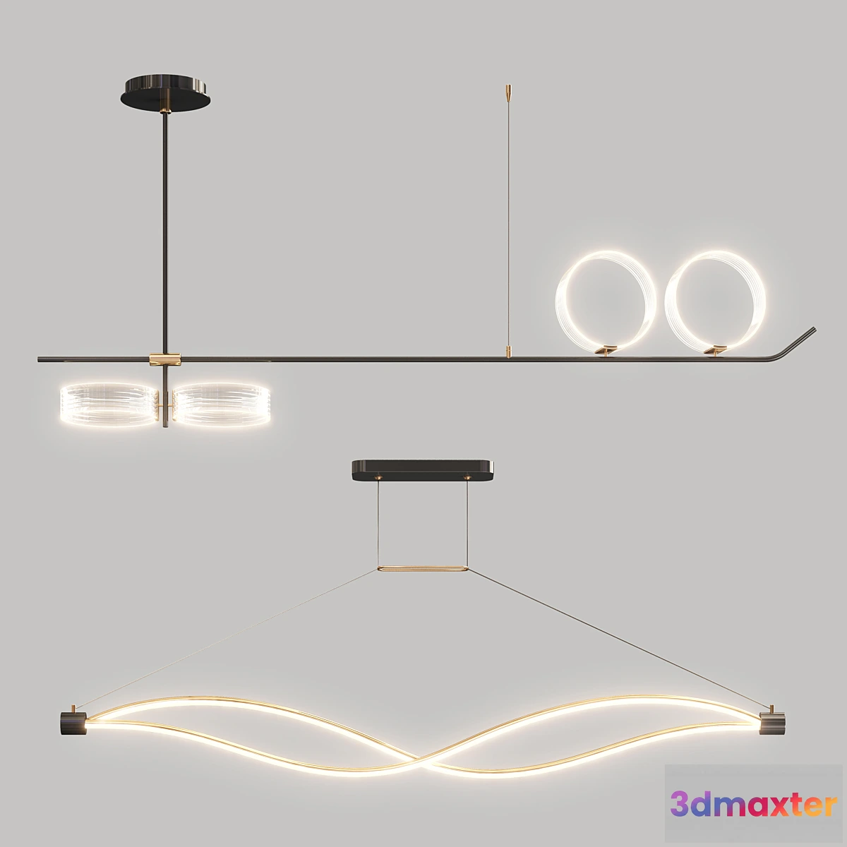 840710 - Led chandelier collection - No.4