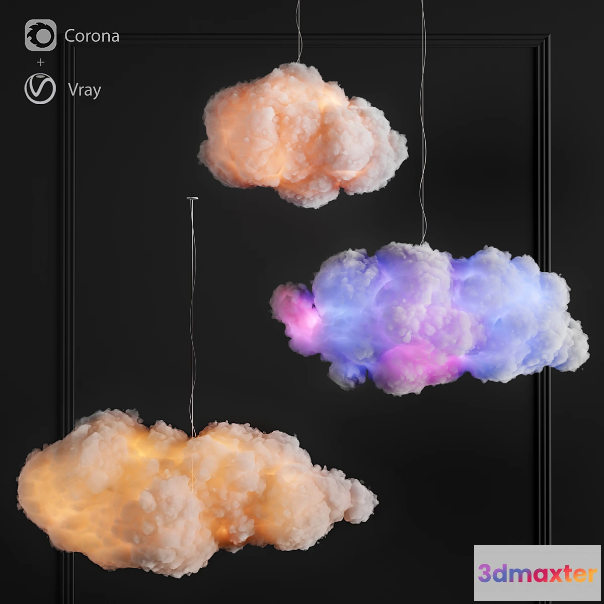 841018 - Cotton clouds light - No.3