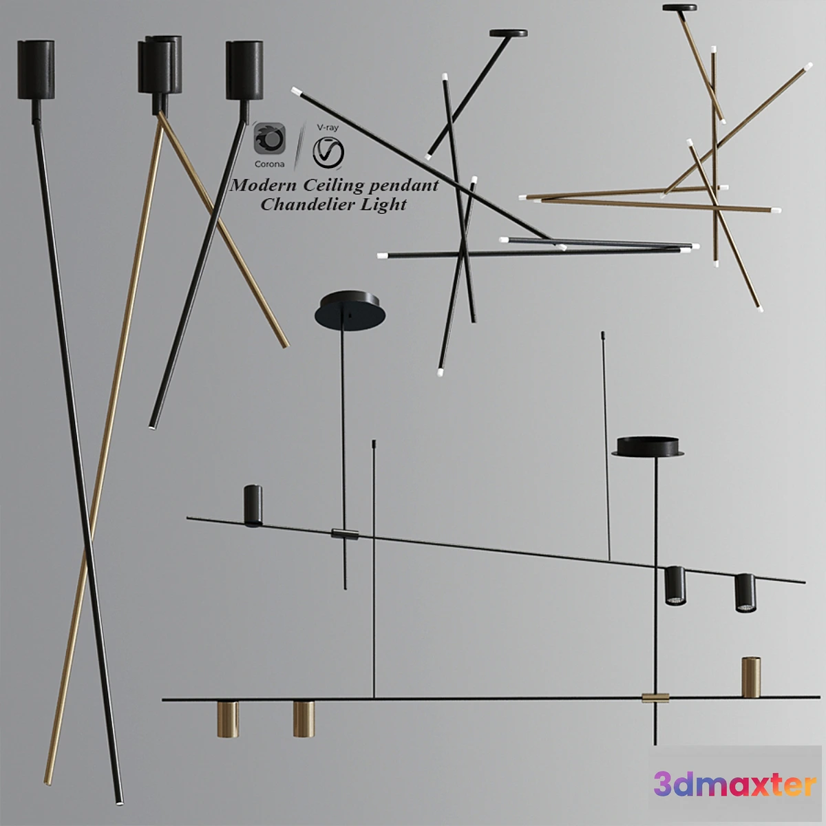 841289 - Modern Ceiling pendant Chandelier Light 04 - No.3