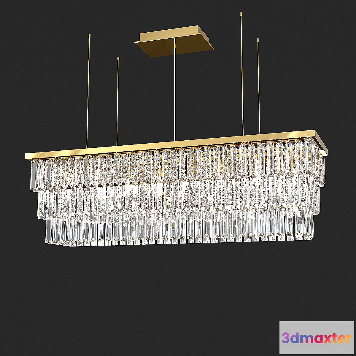 841471 - Crystal lamp Ideal Lux MARTINEZ SP8 ORO - No.3