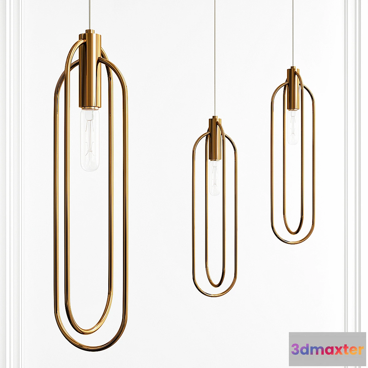 841495 - Brass tube hanger - No.3