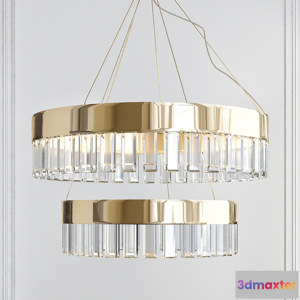 841497 - Twelve Arm Brass Chandelier - No.3