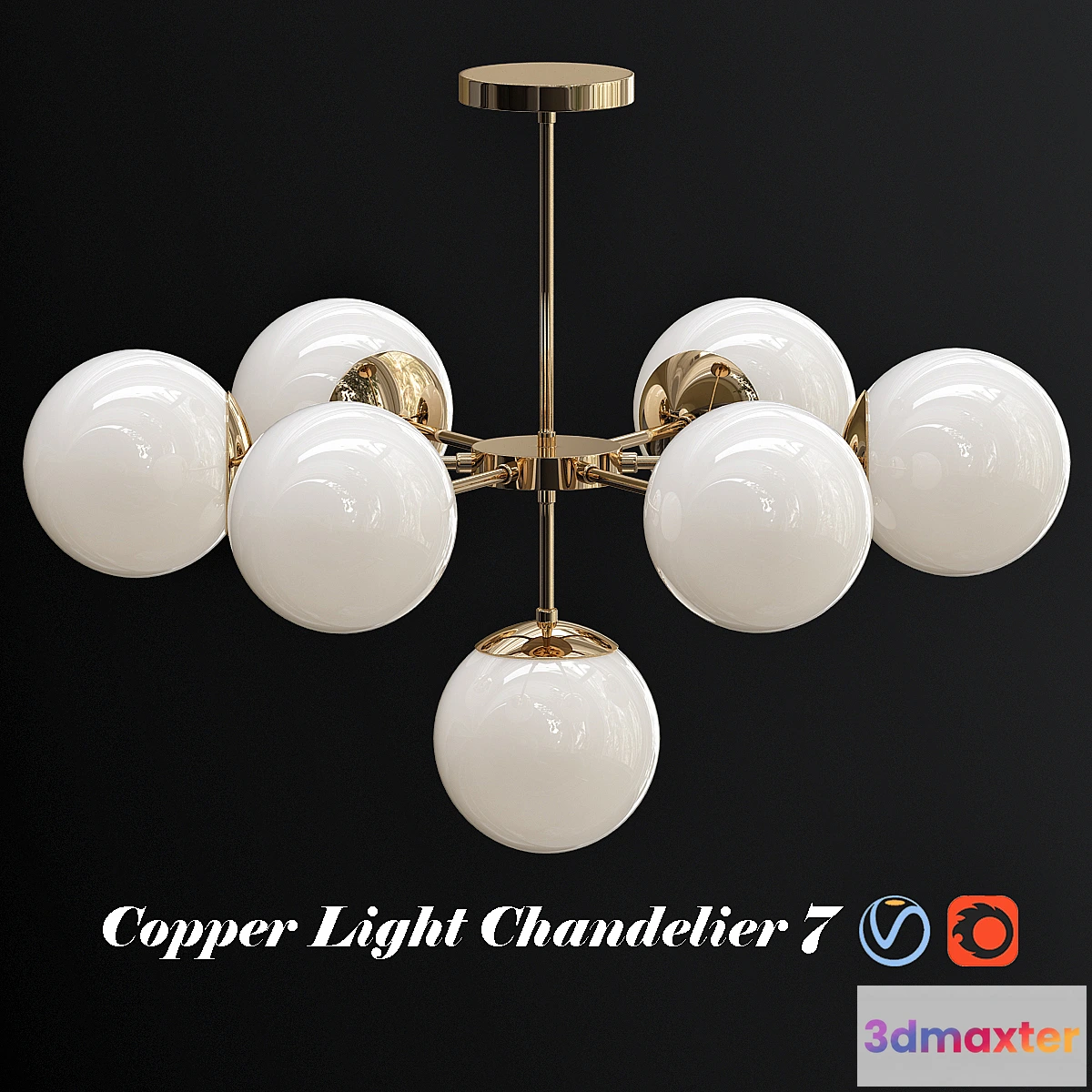 841559 - Copper light chandelier 7 - No.3