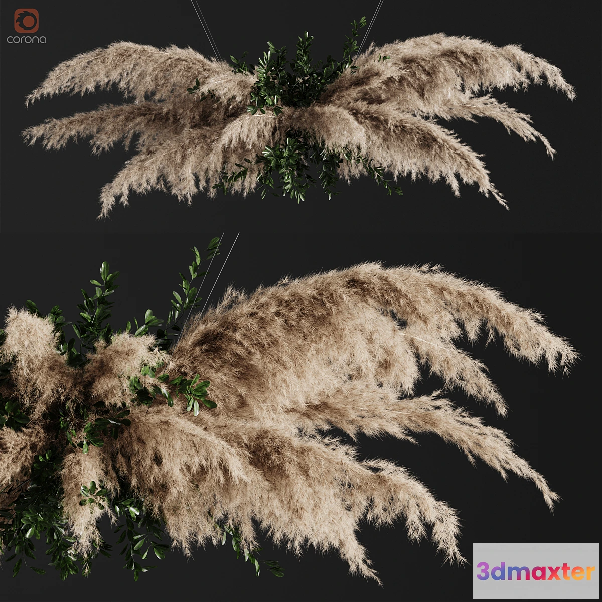 841563 - Pampas grass chandelier 01 - No.3