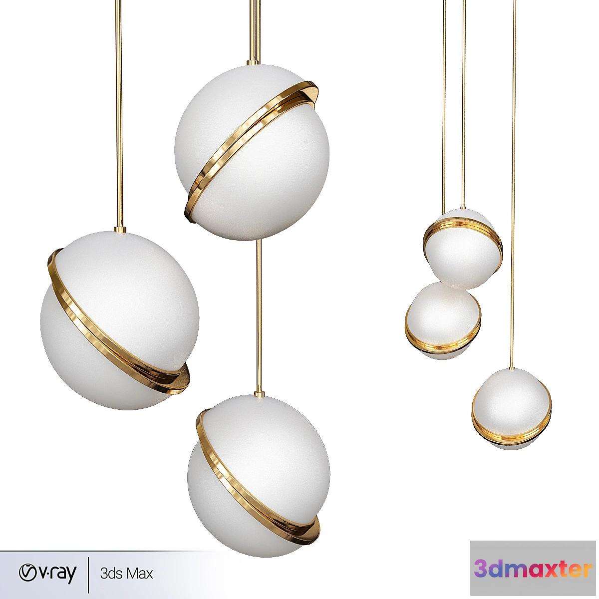 841917 - CRESCENT CHANDELIER - No.3