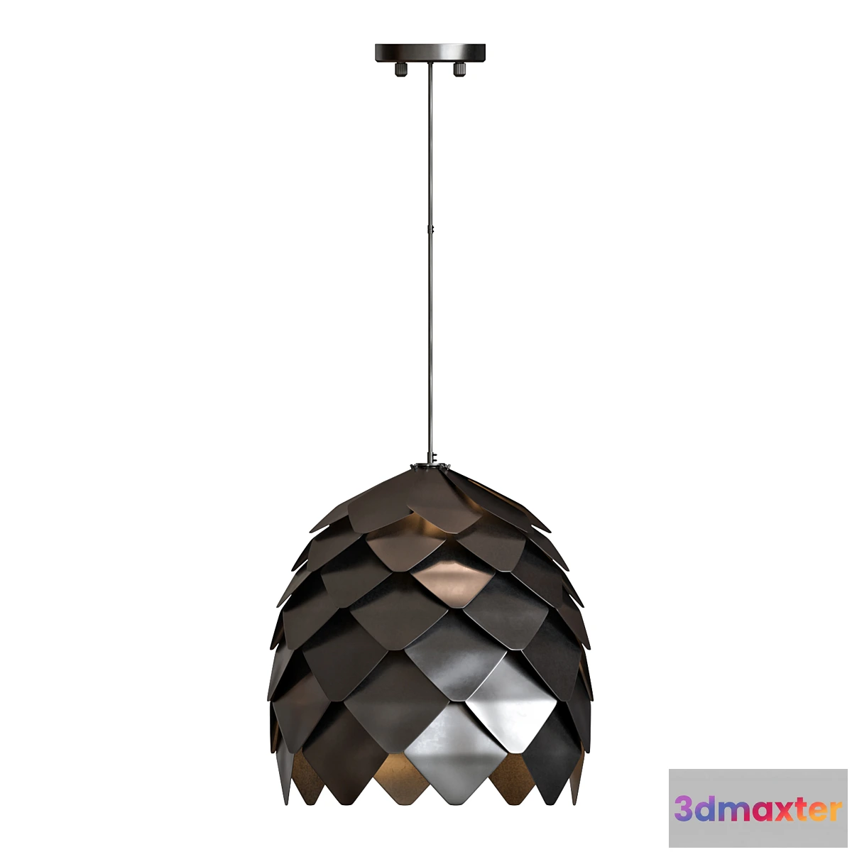 841921 - Pendant lamp Crimea Pine Cone Black - No.3