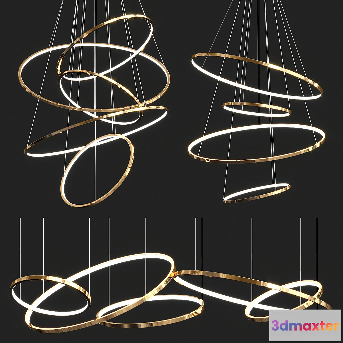 842609 - Lohja Ring Chandelier Collection - No.3