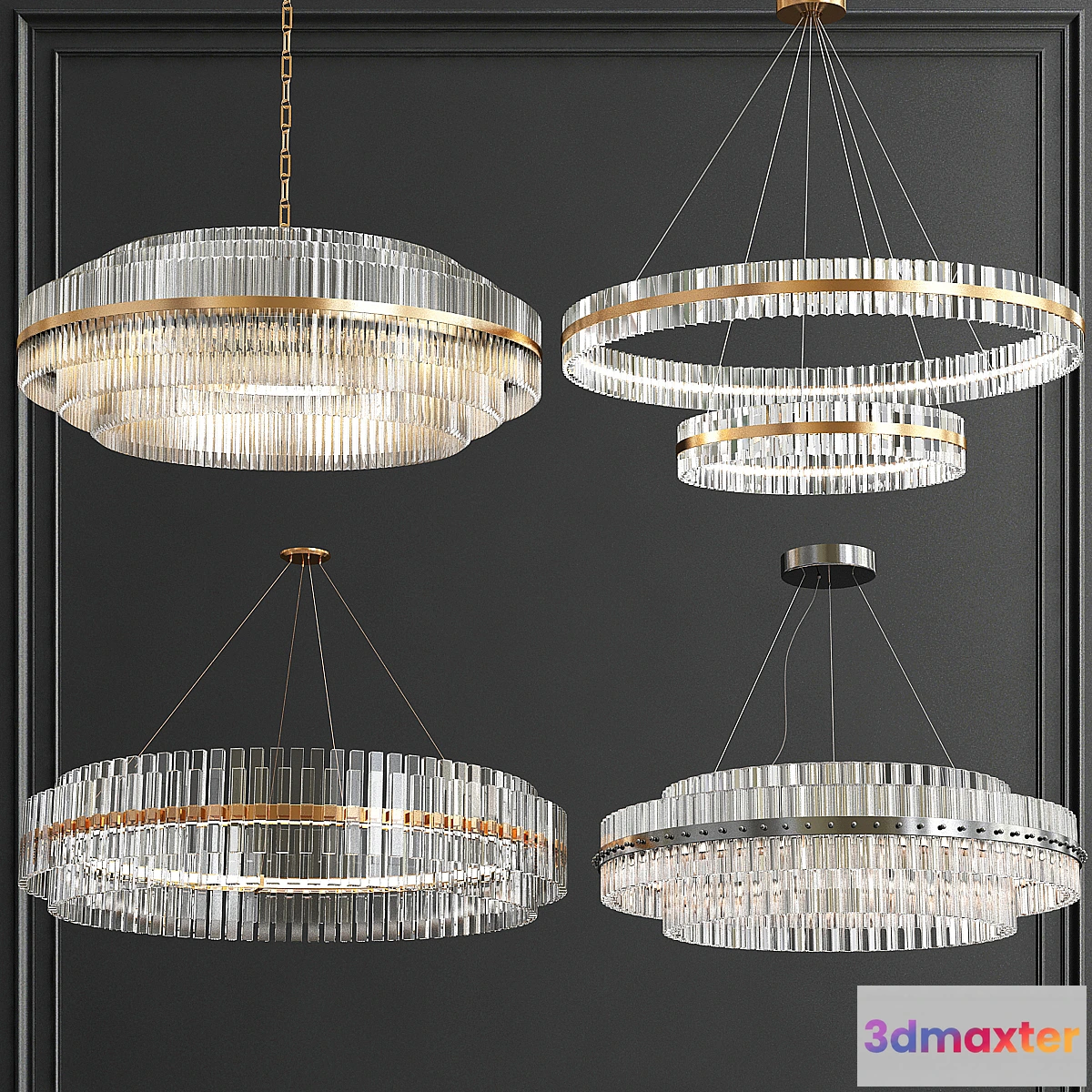 854725 - Collection of Modern Crystal Chandelier - No.4