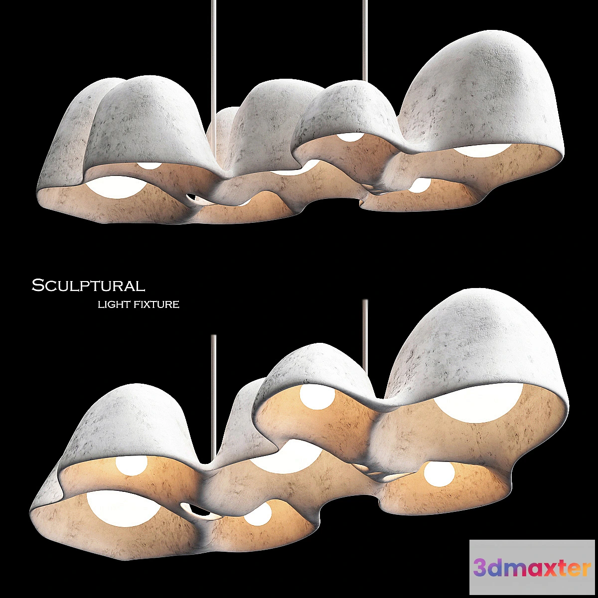 854995 - Sculptural Light Fixture - No.3