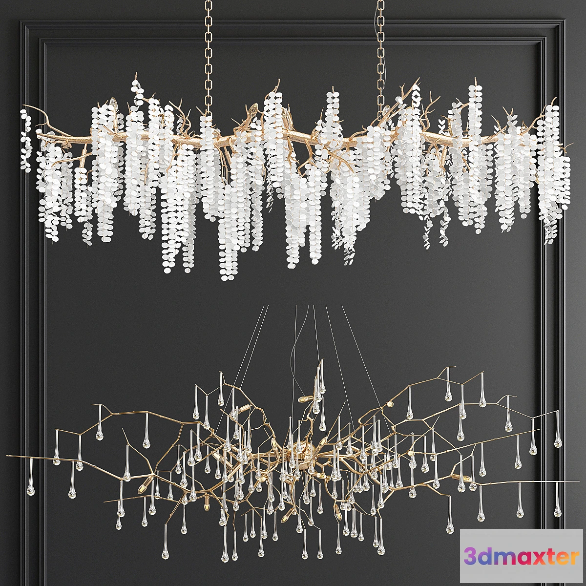 855089 - Shiro & Serip Branching Chandelier - No.3