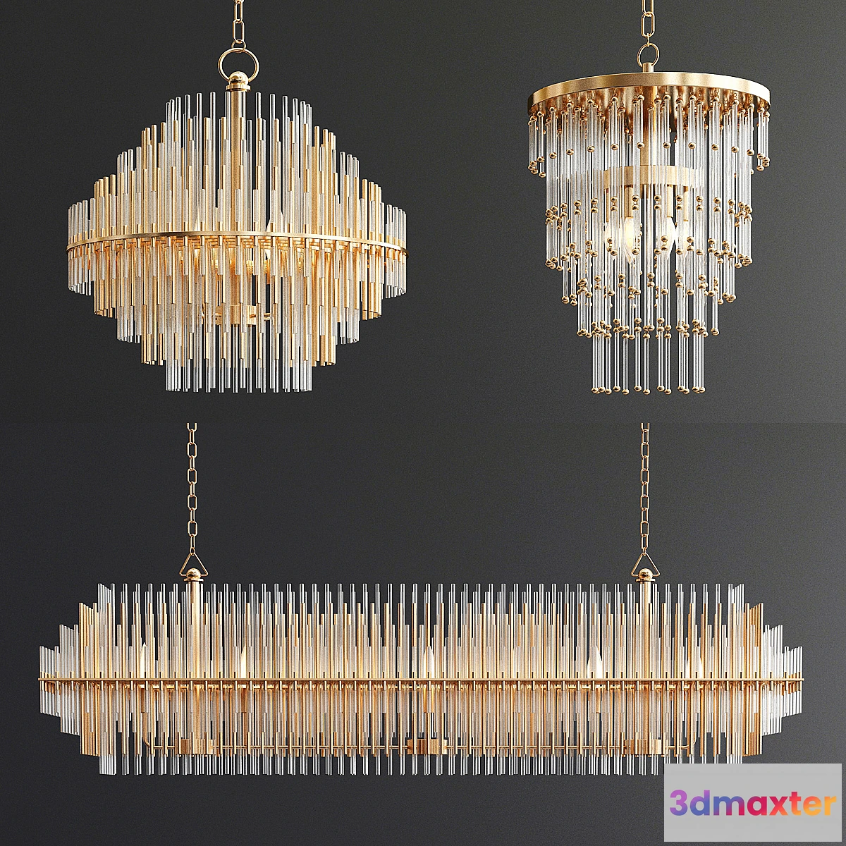 855121 - Rh Chandelier Collection - Emile - No.3