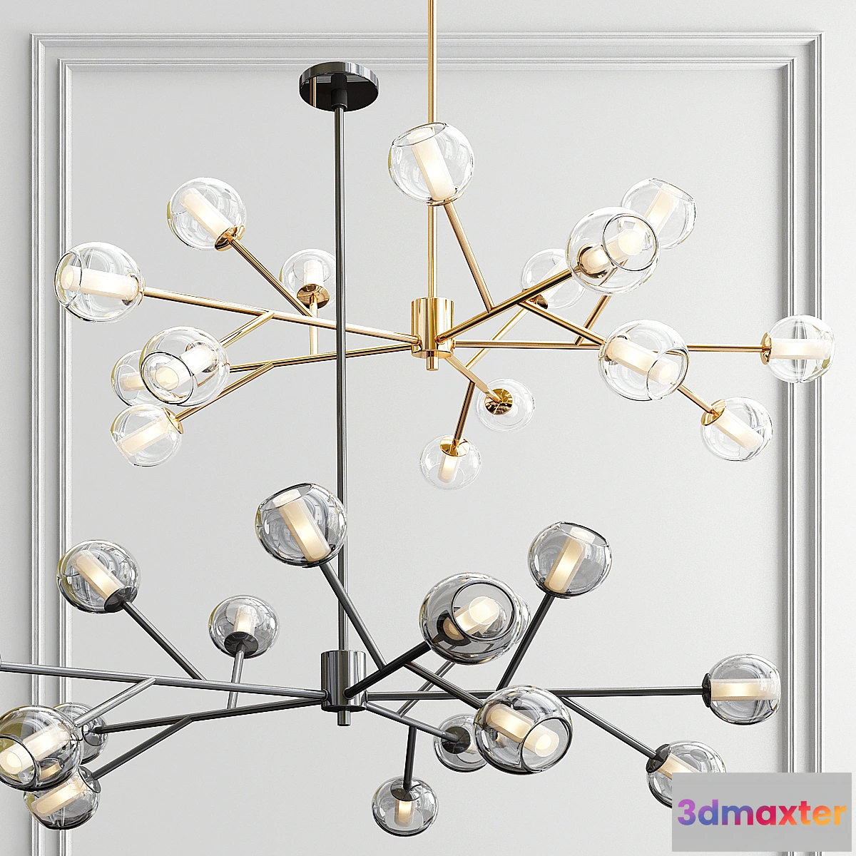 855131 - Dainolite horizontal chandelier - No.3