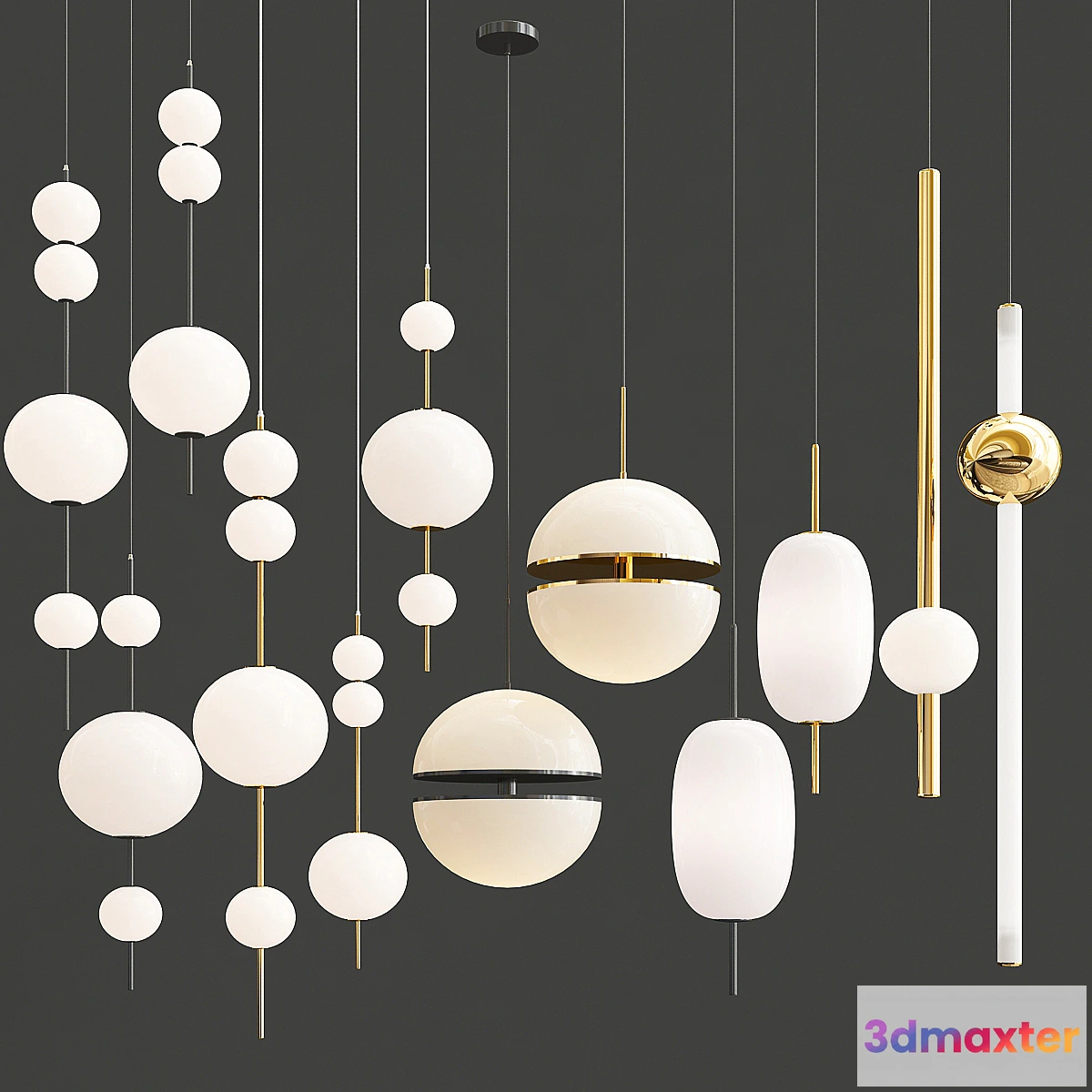 855167 - Four hanging lamps - No.3