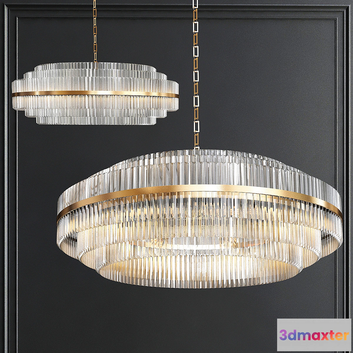 855347 - Vienna Round Crystal Chandelier - No.3
