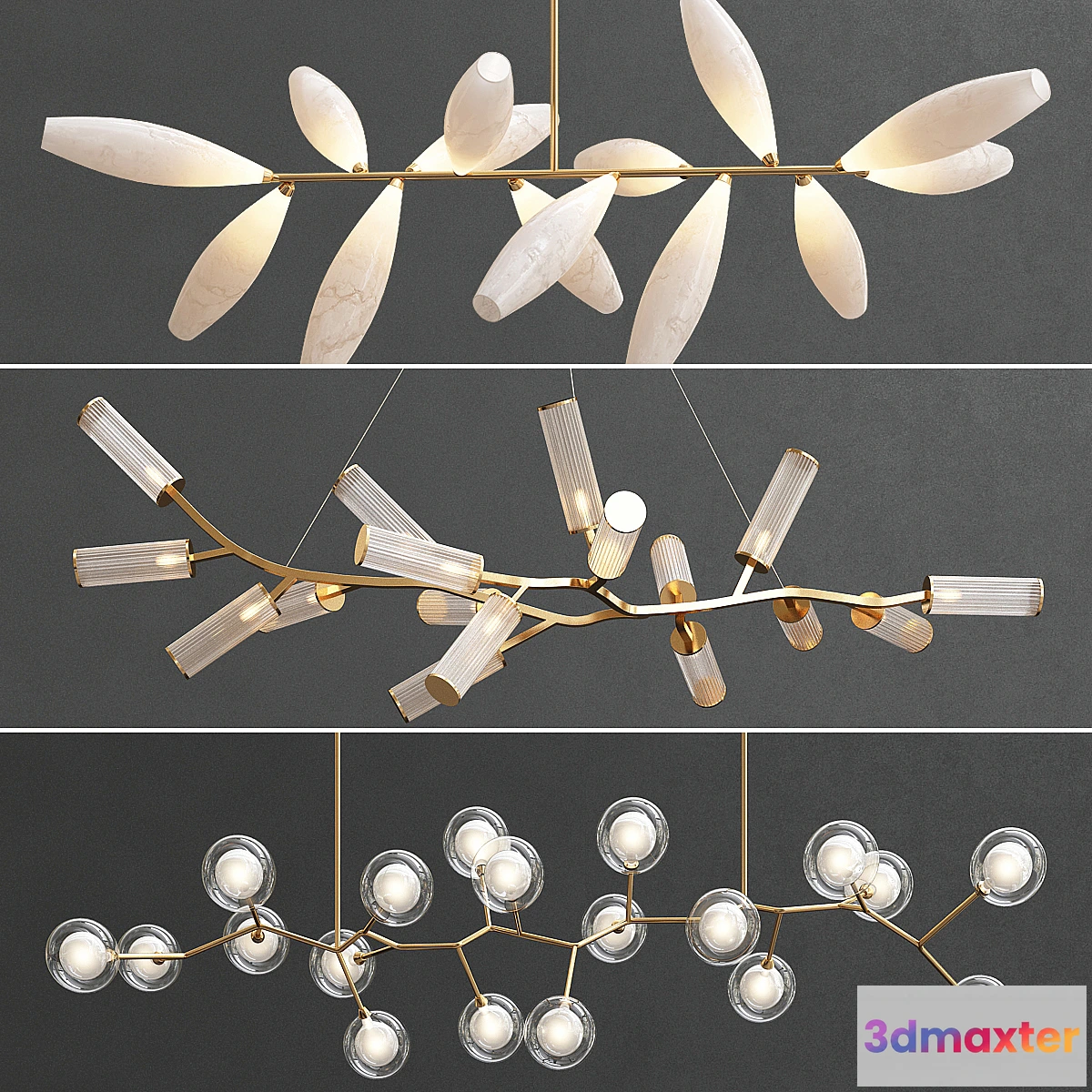 855375 - Collection of Modern Branche Lighting - No.3