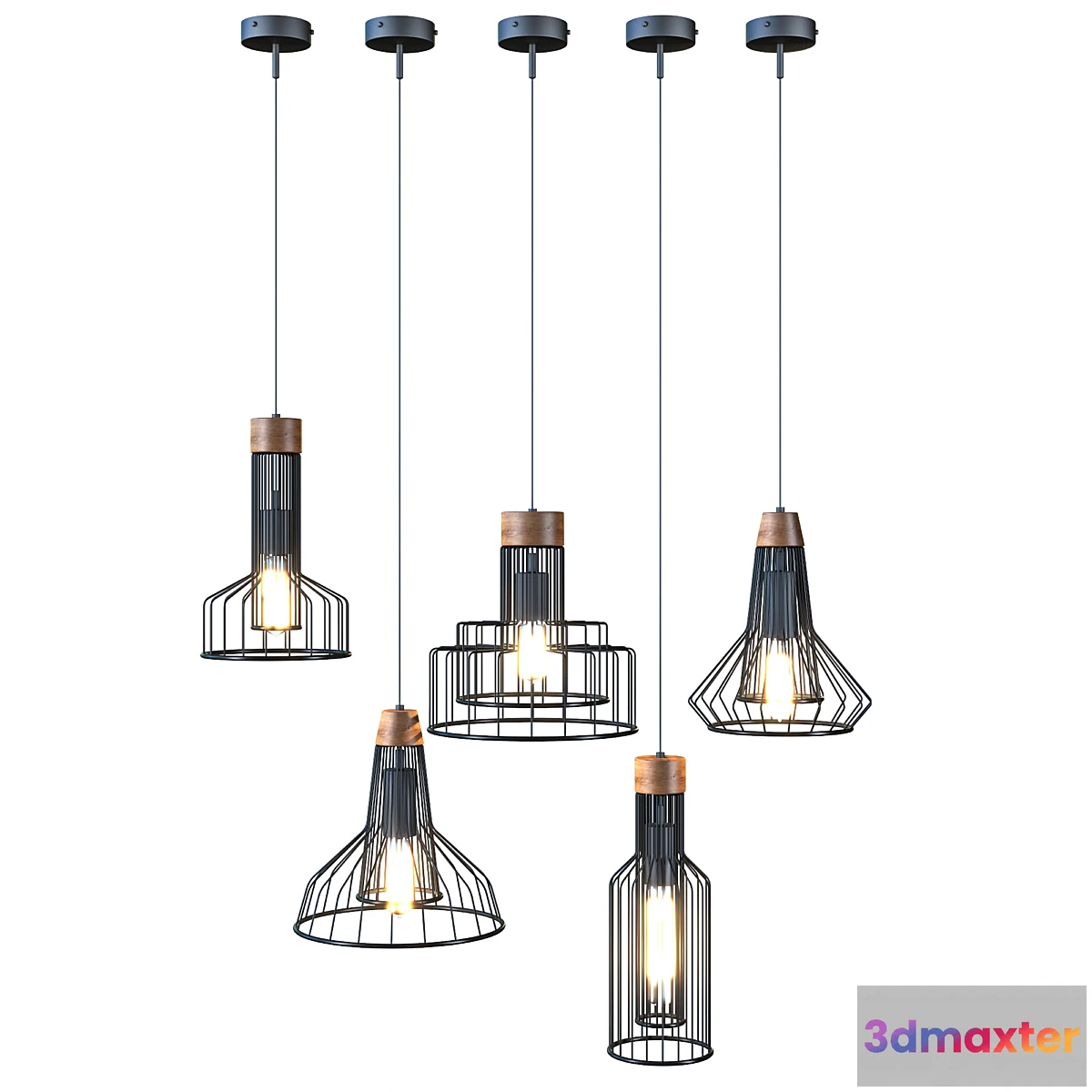 855445 - CAGE NEW PENDANT - No.3