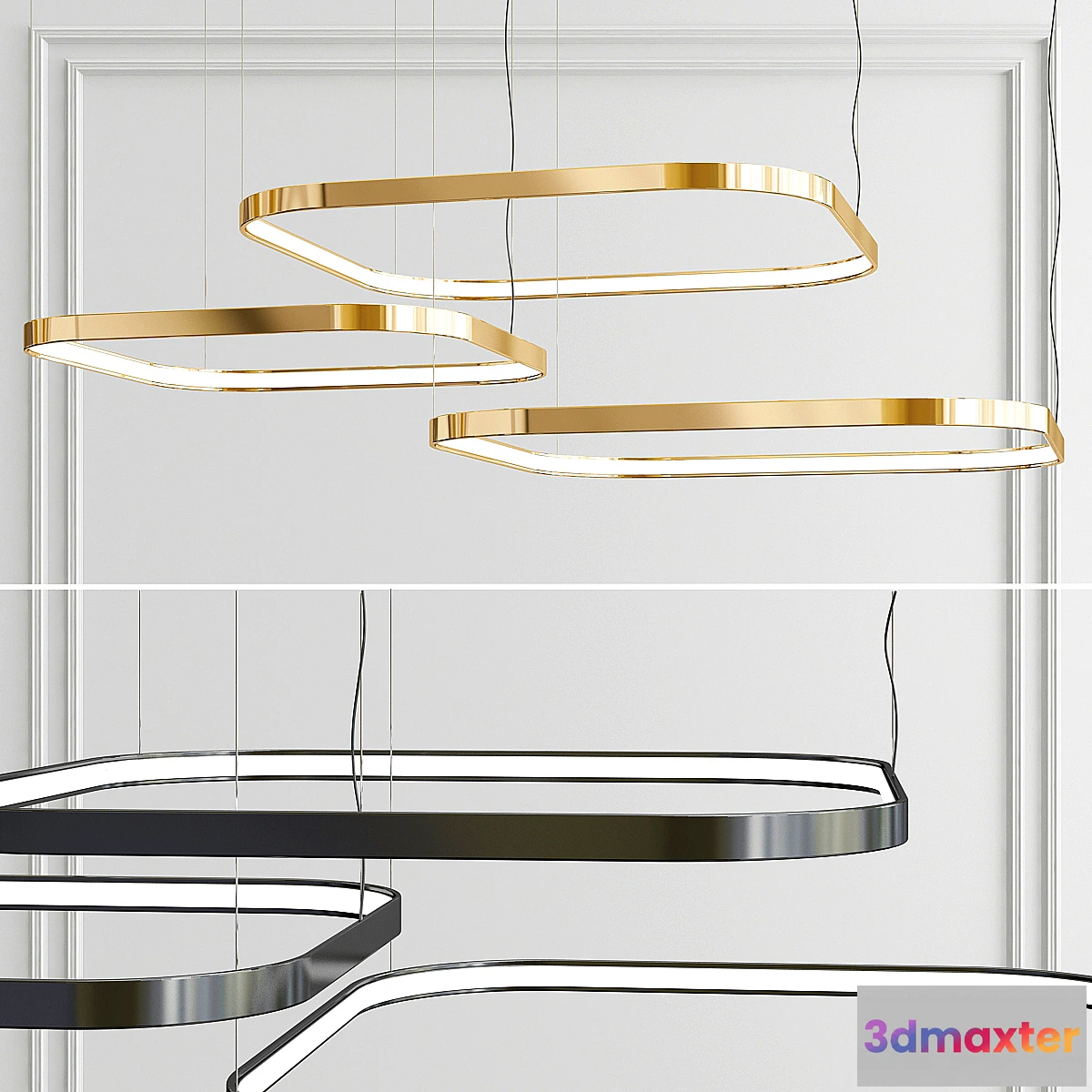 855457 - LED Ring Pendant Lamp - No.3