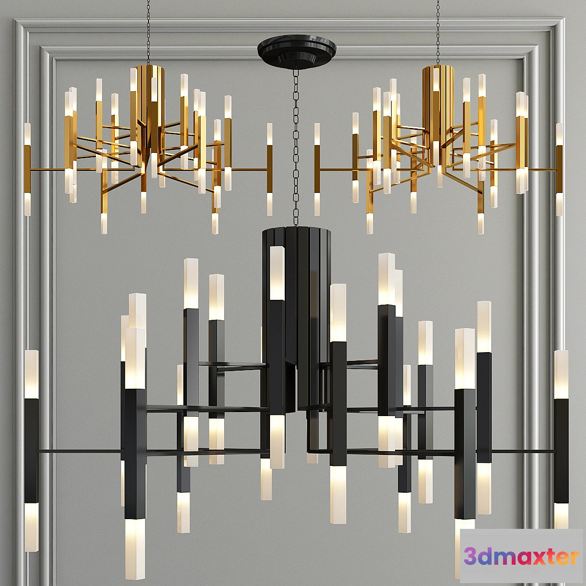 855469 - Nordic Postmodern LED Chandelier - No.3
