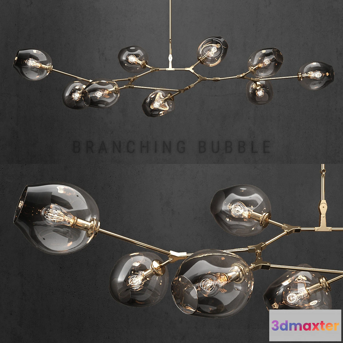 855477 - Branching bubble 9 lamps 3 - No.3