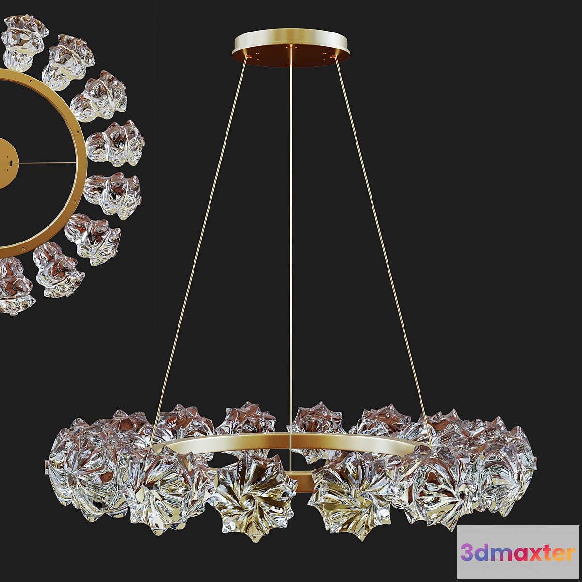 855559 - Blossom ring chandelier - No.3