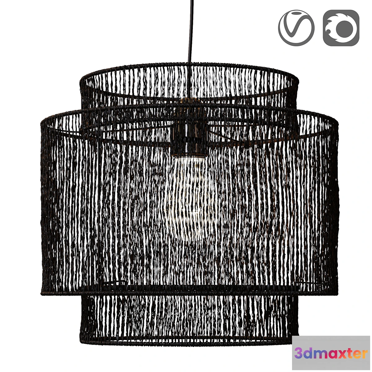 855637 - Natural hemp lamp Yaku - No.3