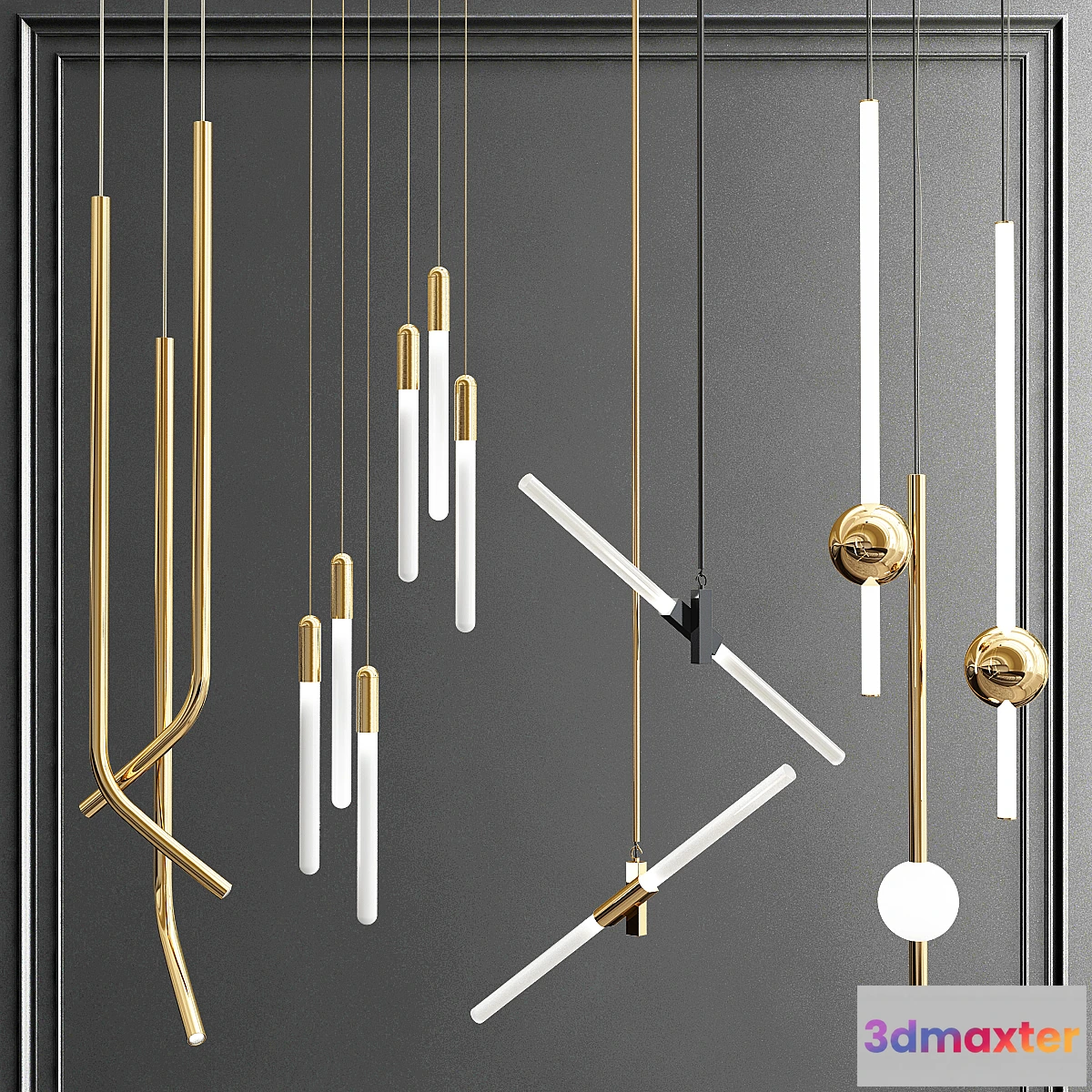 856109 - Collection ofminimalist pendants - No.3