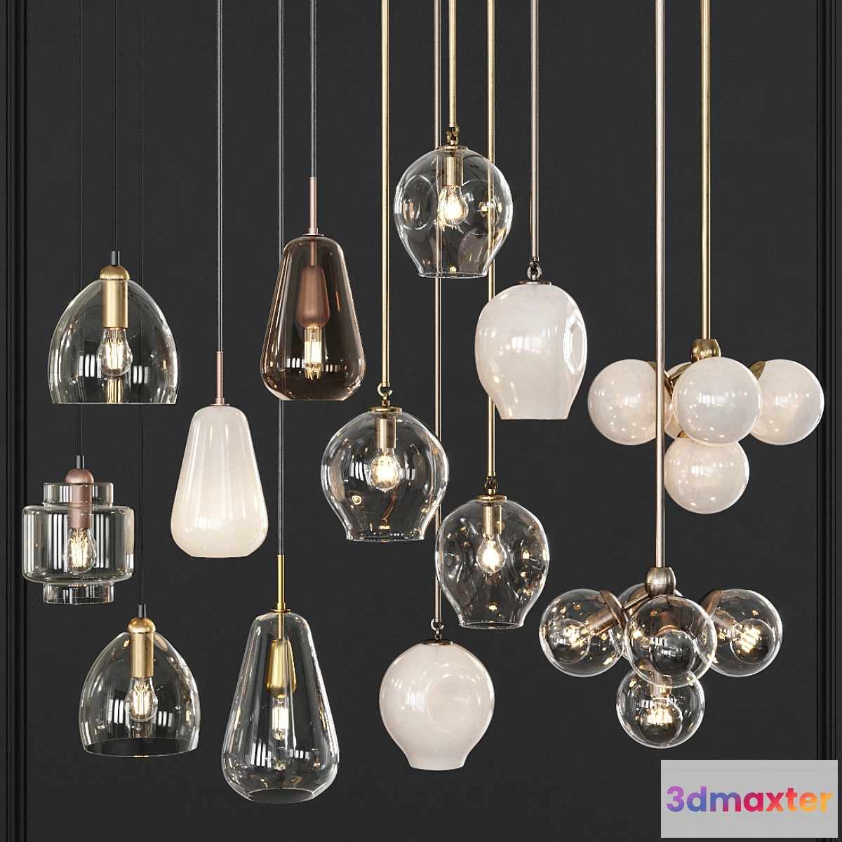 859005 - Pendant lights set 016 - No.4