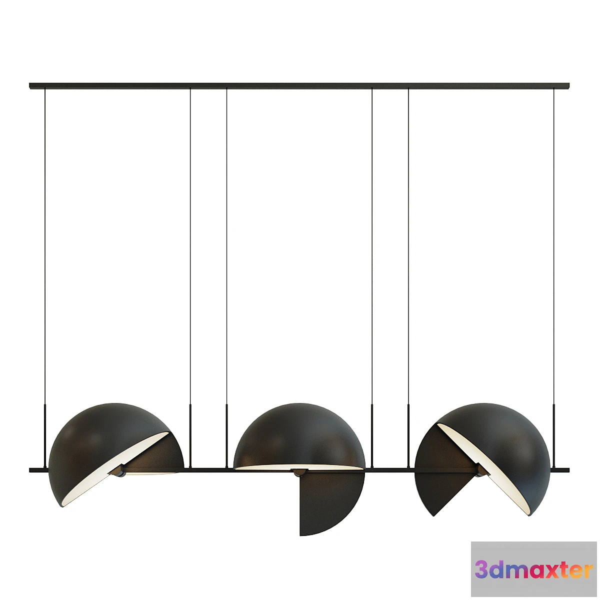 877453 - Pendant lamp Trapeze Triplette by oblure - No.4