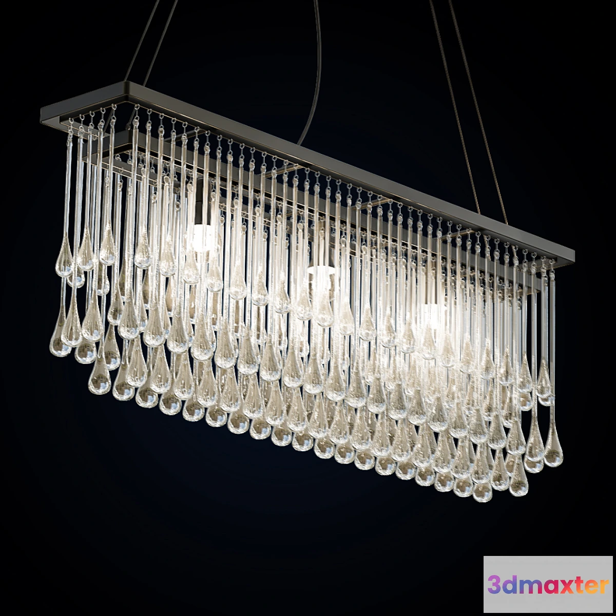 877923 - Ocher drizzle chandelier - No.4