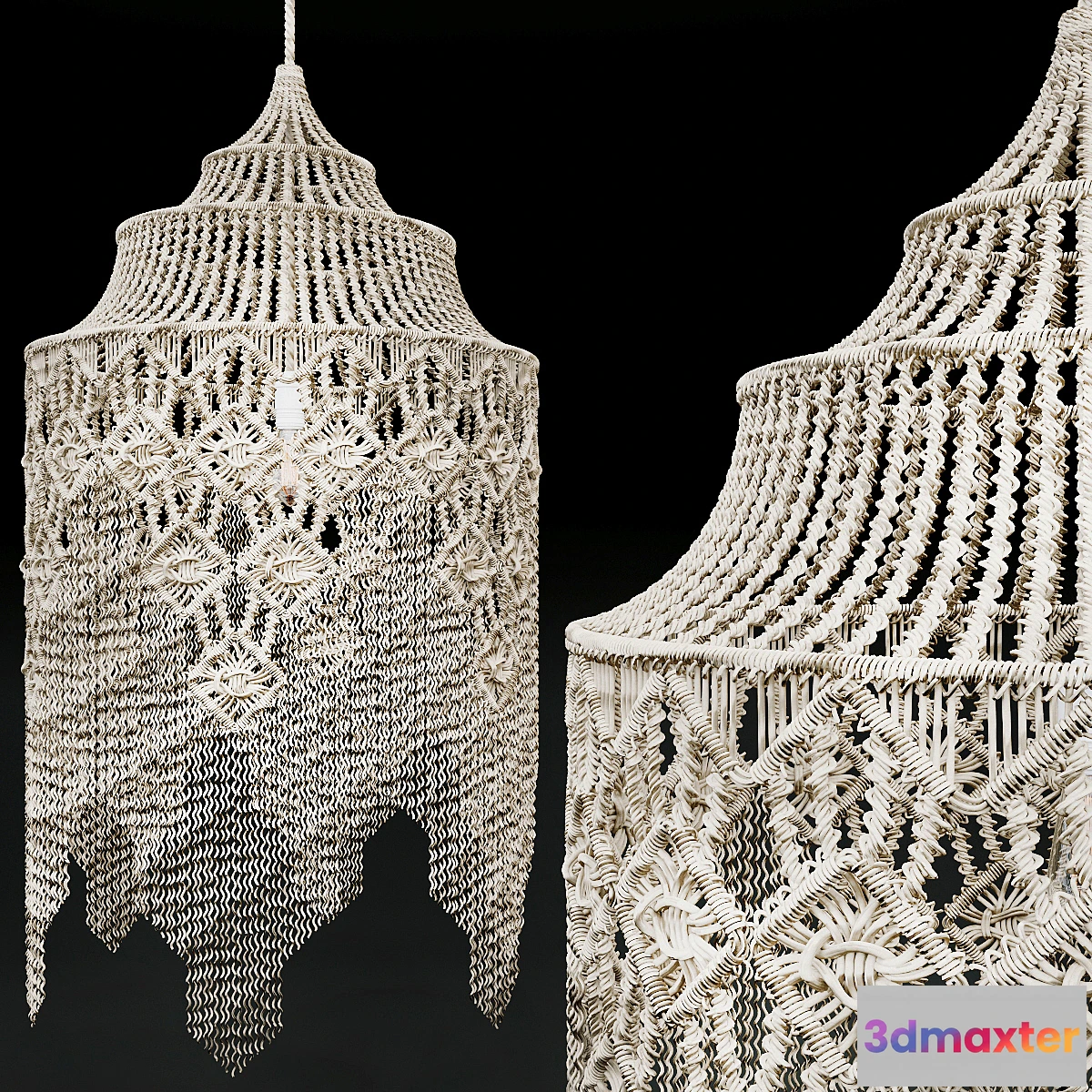 877931 - Macrame Chandelier 2 - No.5