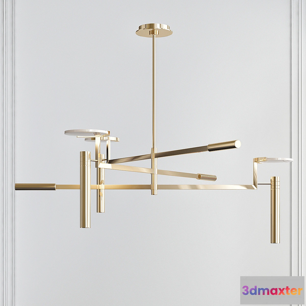 878849 - Melange Large Floating Disc Chandelier - No.8