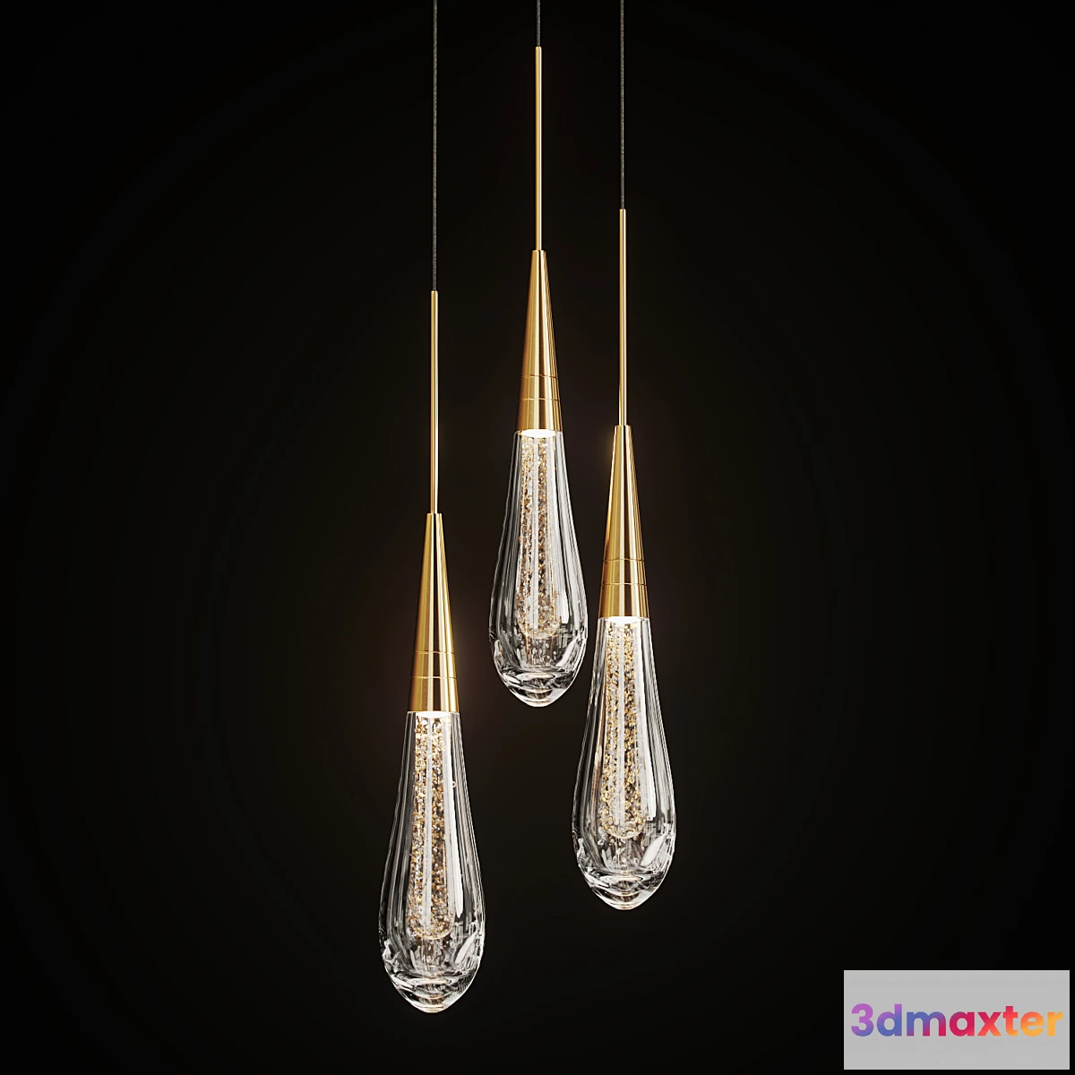 879184 - Drop shaped pendant lamp FIAL - No.4