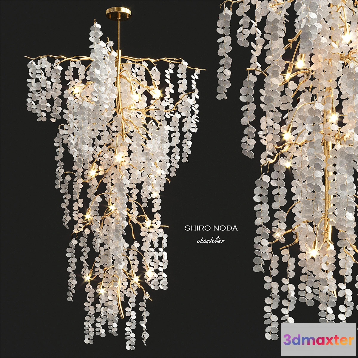 879520 - Shiro Noda Chandelier by John Richard - No.4