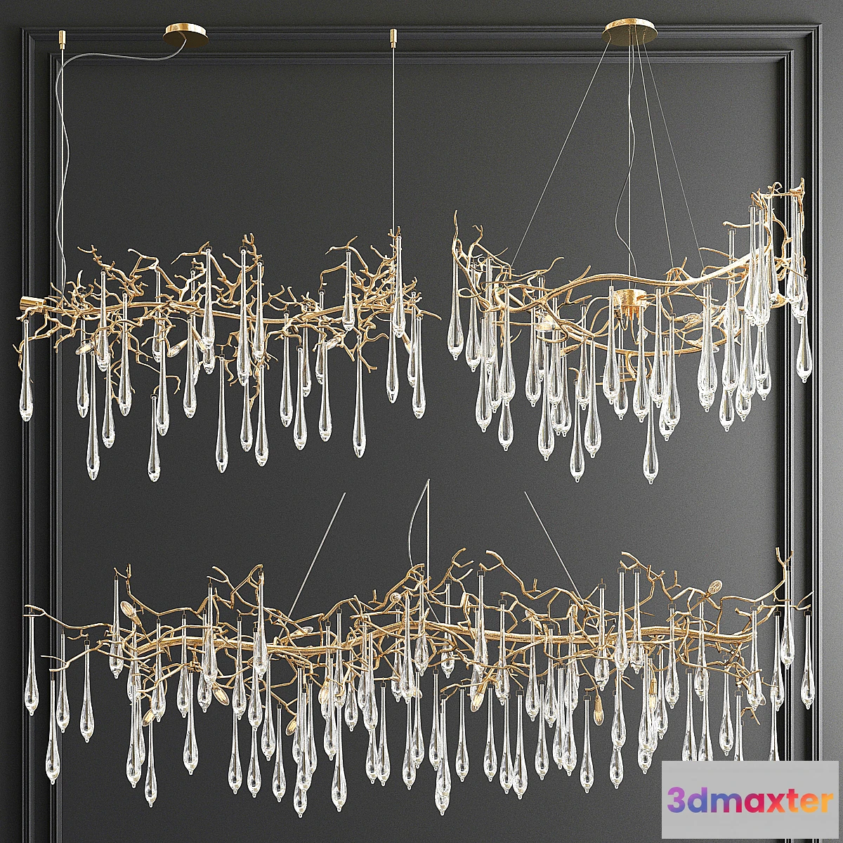 885218 - Serip Branching Collection - 3 type - No.4