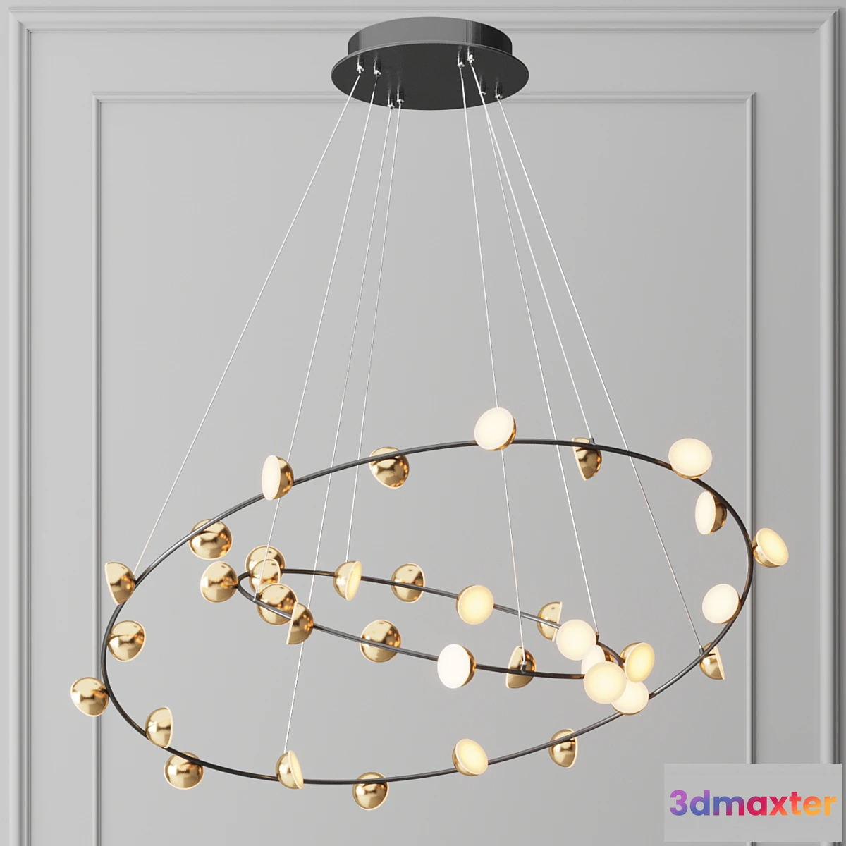 885230 - Chandelier Bloom Two Rings - No.4