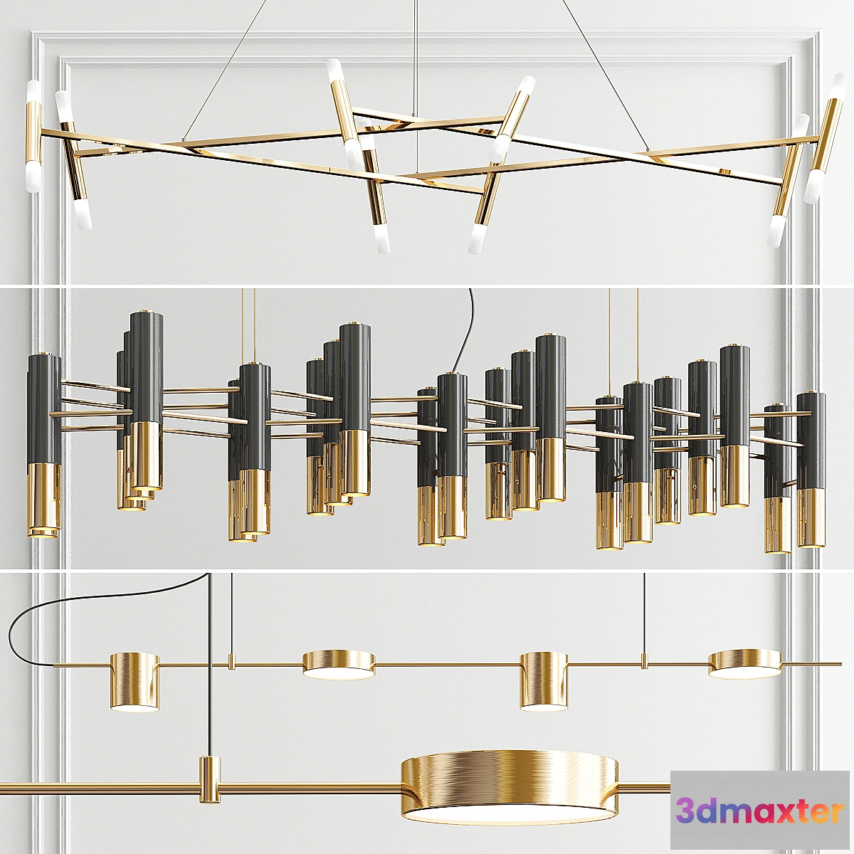 885296 - Counterpoint Diamant Ike Chandelier - 3 type - No.4