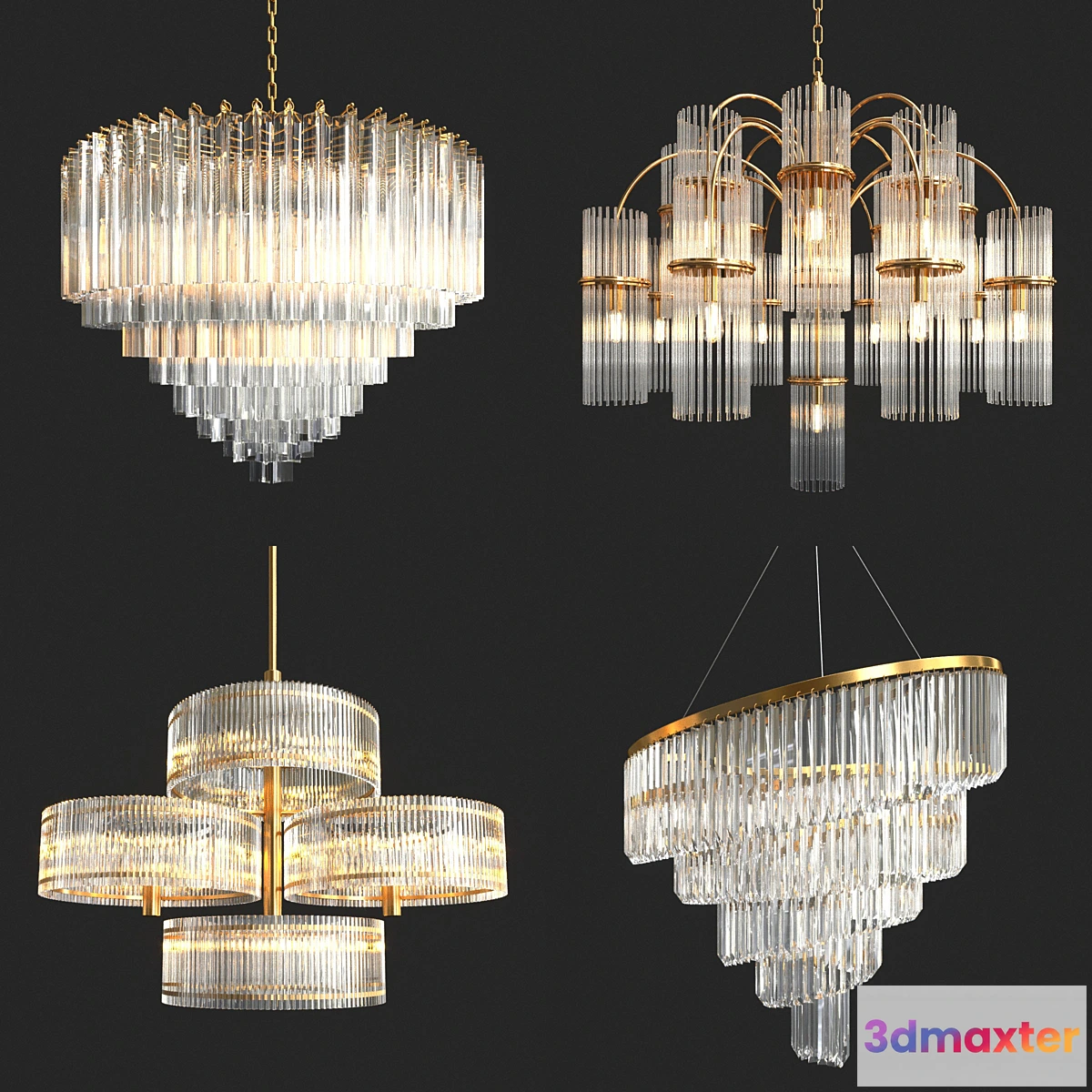 885666 - Collection of Crystal Chandelier_2 - No.4