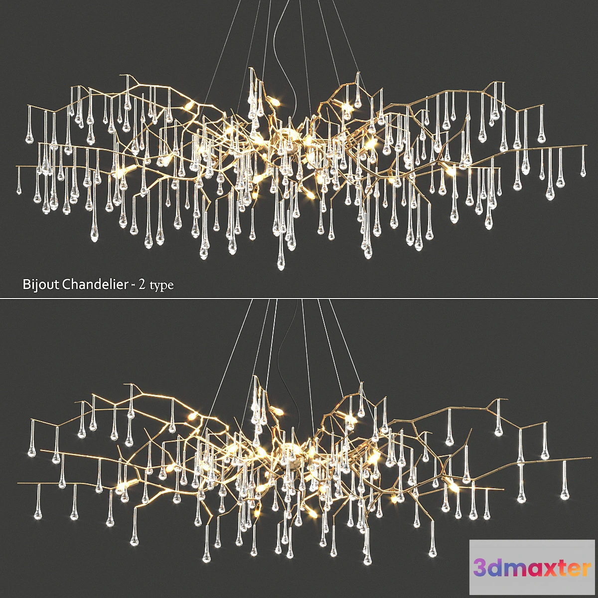 885848 - Serip Bijout Chandelier - 2 type - No.4