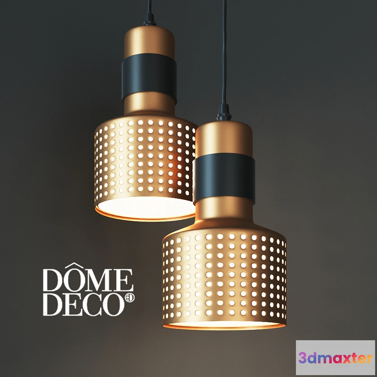 887128 - Hanging lamp Dome deco - No.3