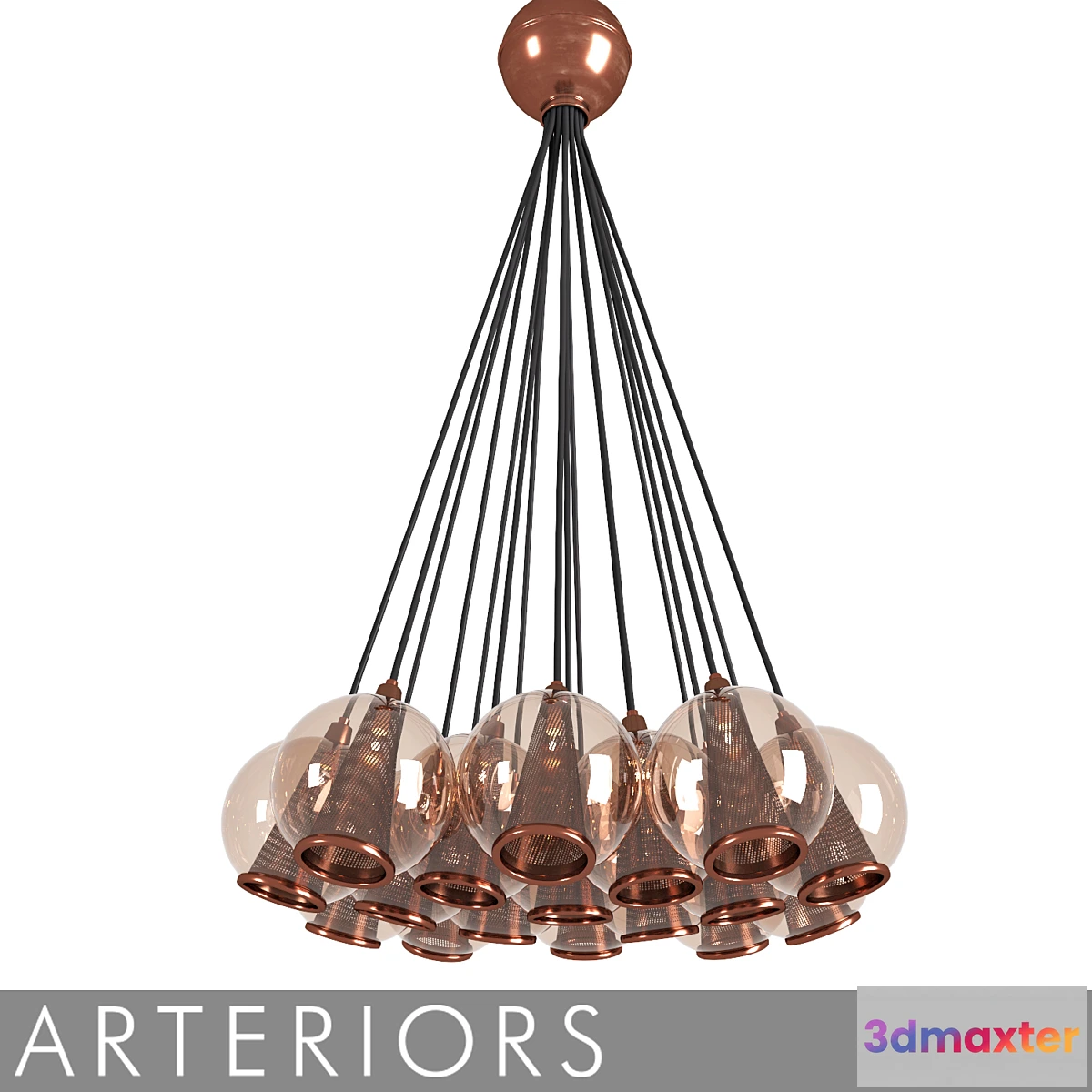 887130 - Arteriors caviar adjustable bouquet - No.3