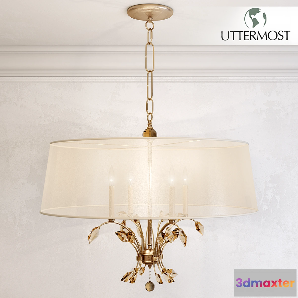 887212 - Uttermost _ Alenya Chandelier - No.3