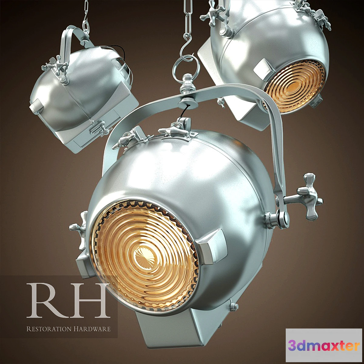887306 - RH LANGLEY PENDANT COLLECTION (2 size) - No.4