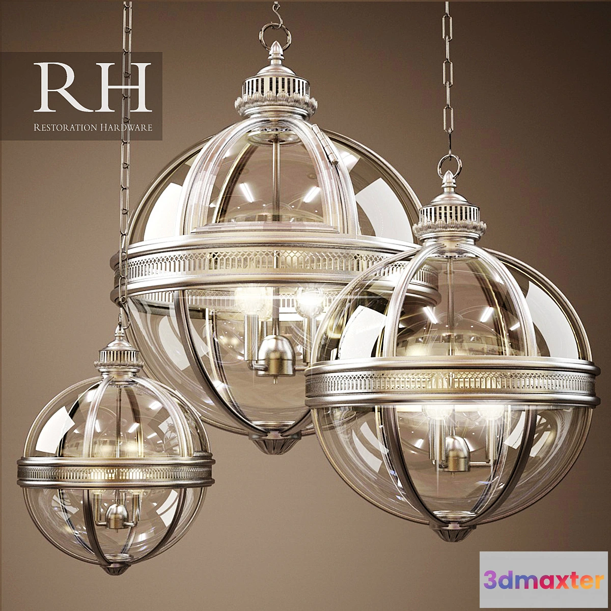 887364 - RH VICTORIAN HOTEL PENDANT (3size) - No.4