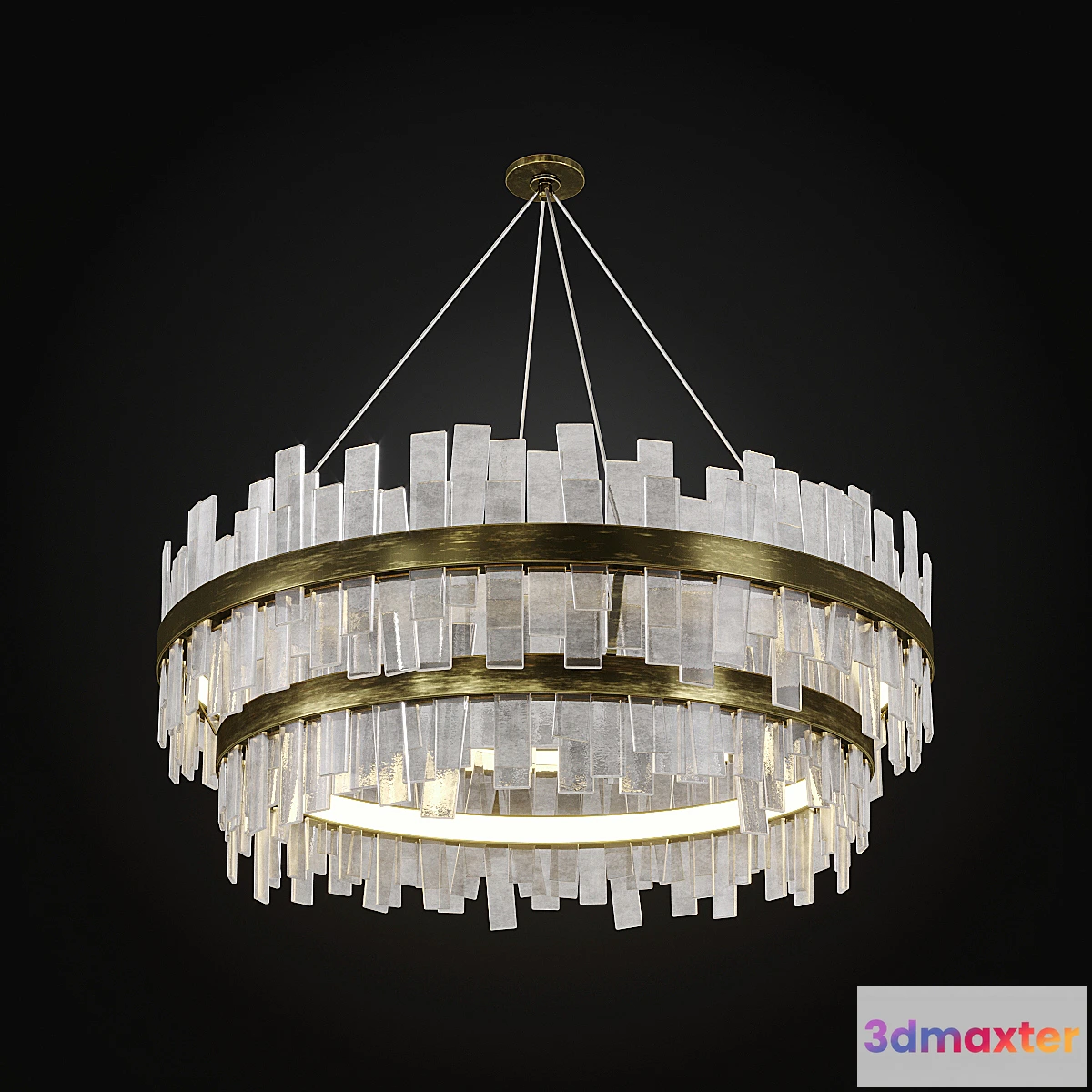 887504 - COUPDETAT Aquitaine Chandelier Two Tier - No.3
