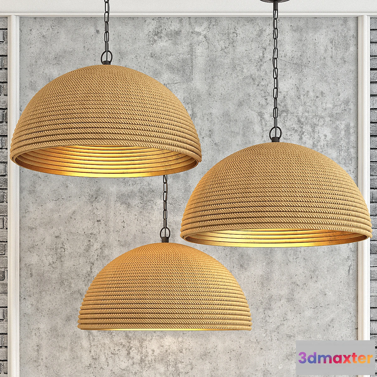 887792 - Dome rope chandelier - No.2