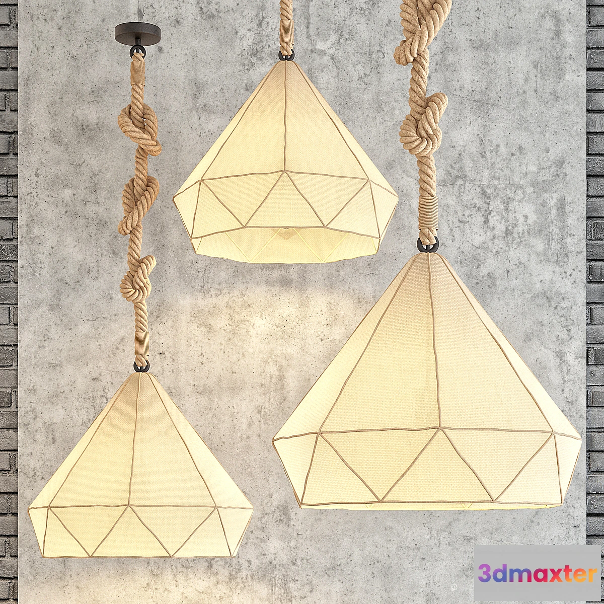 887800 - Poly rope chandelier - No.2