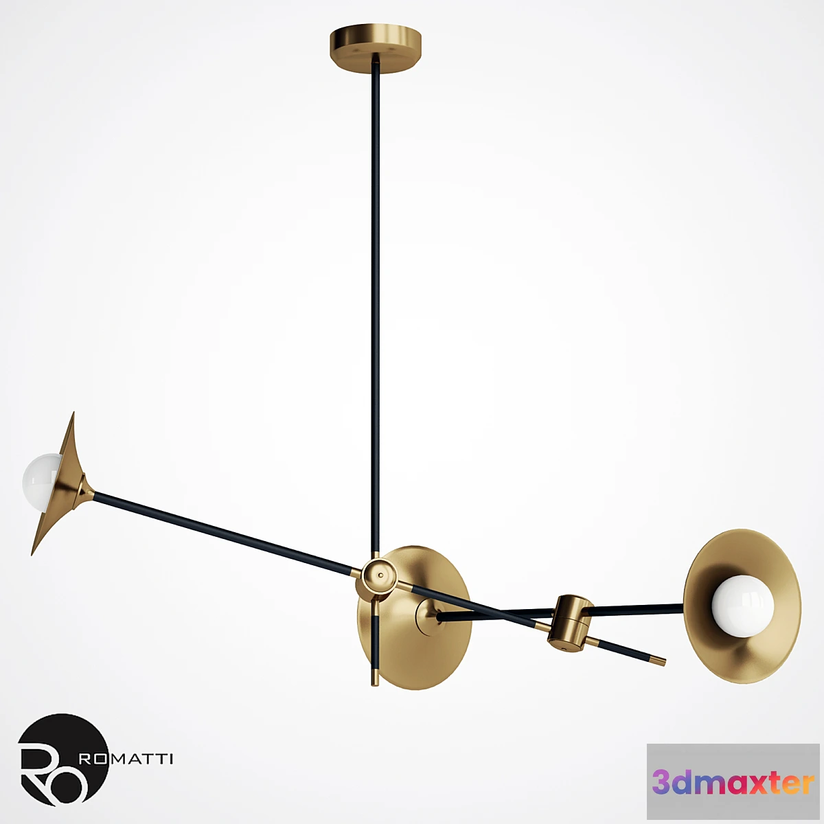 887878 - Suspension Skew Copper Lamp Romatti - No.2