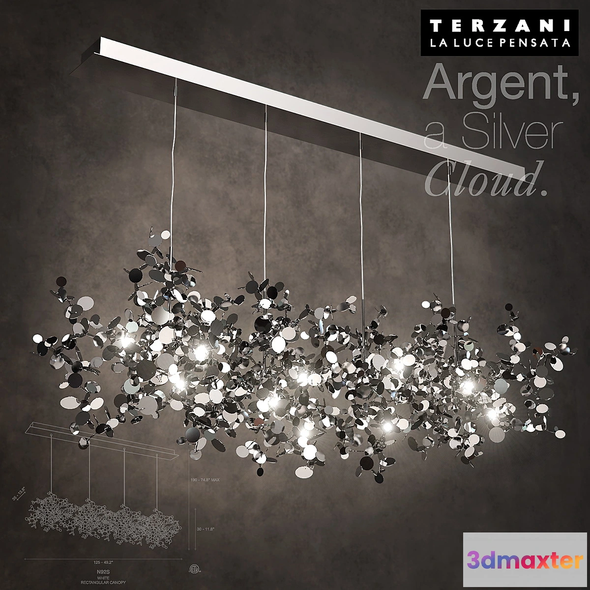 888042 - TERZANI Argent Silver Cloud - No.4